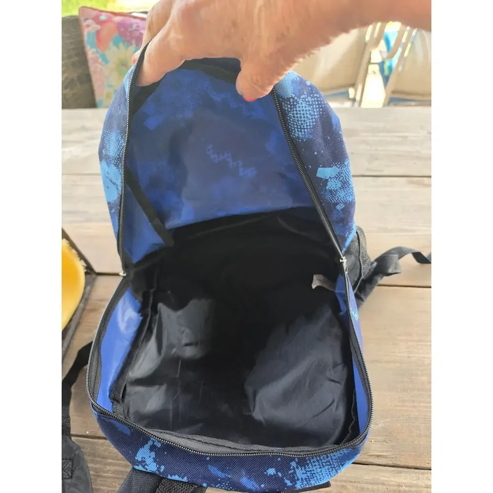 NEW blue camo backpack
